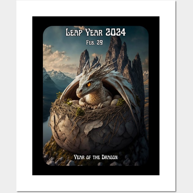 Leap Year, Year of the Dragon Wall Art by Spacetrap